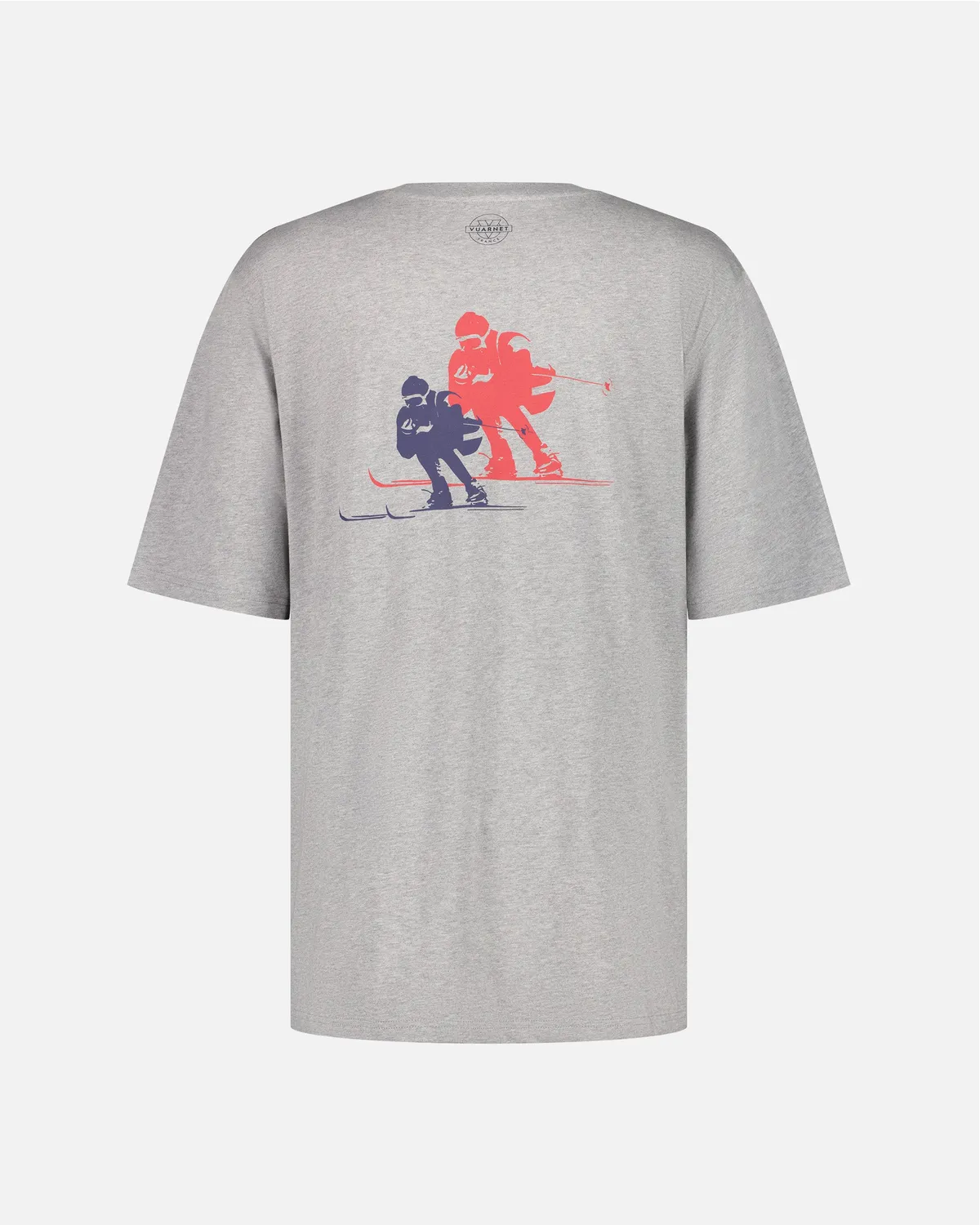 Vuarnet Logo t-shirt uomo grigia cotone
