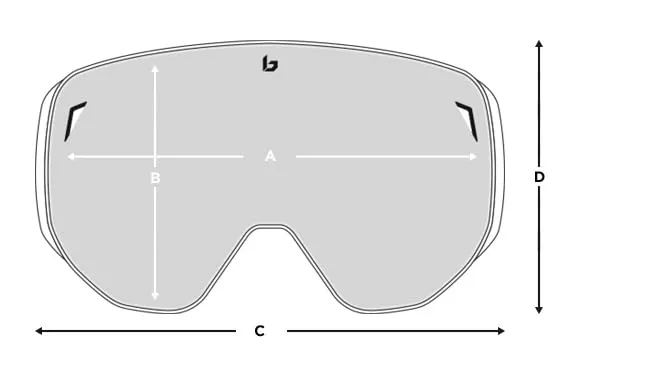 Bollé Torus maschera da sci Black Matte Volt Ruby