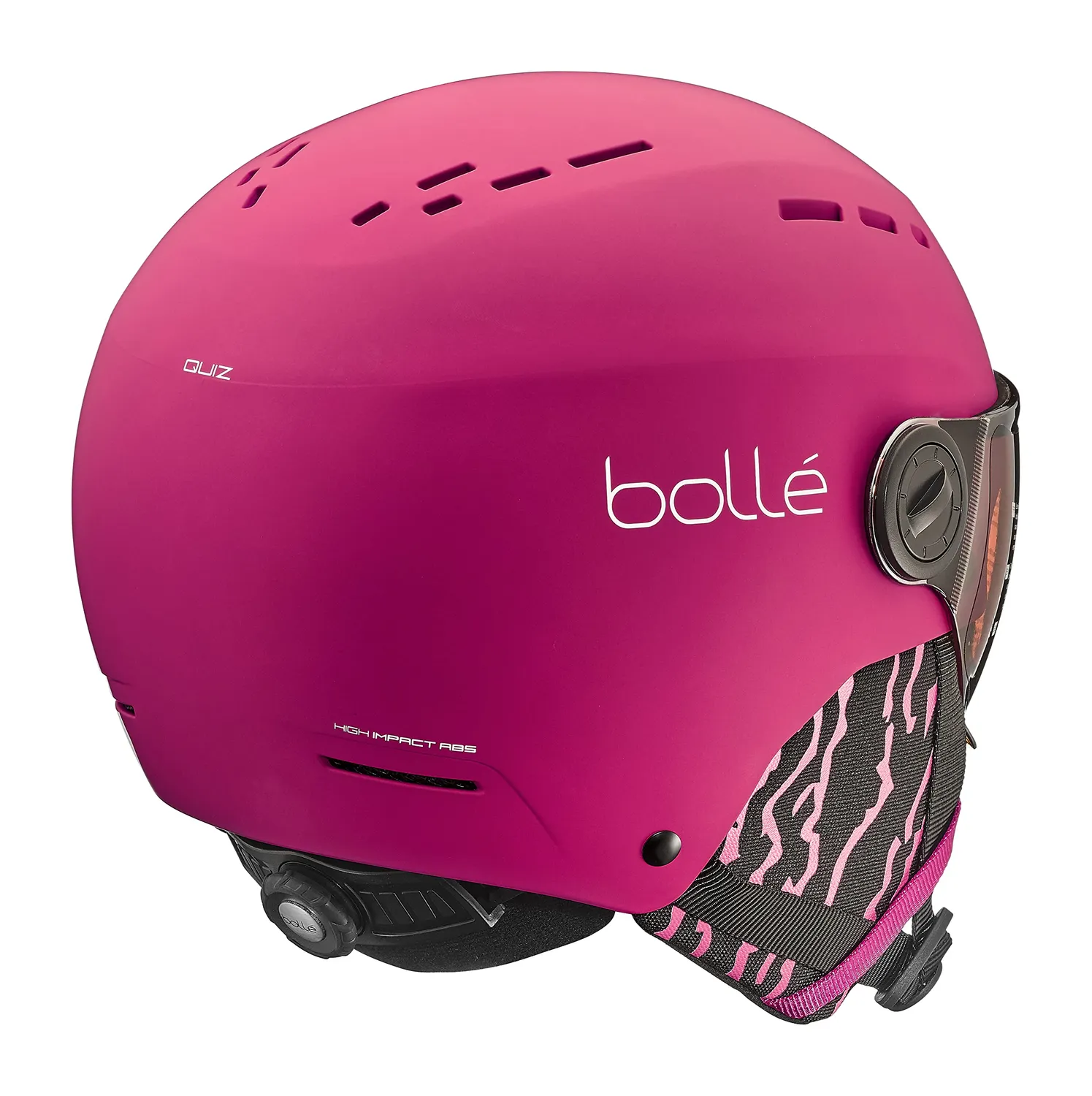 Bollé Quiz Visor casco sci bambino visiera rosa S