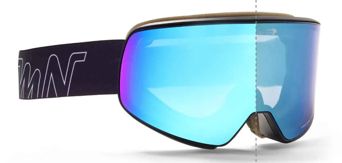Demon Soular maschera sci Black Blue fotocromatica S1-S3