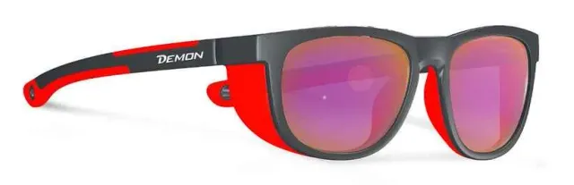 Demon Rock occhiali sole bimbo 6-11 anni rosso