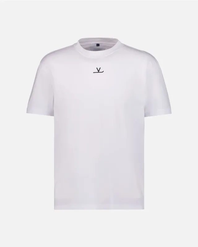 Vuarnet Signature t-shirt bianca uomo cotone bio