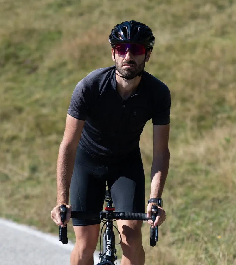 Demon Superpiuma occhiali ciclismo nero rosso mirror