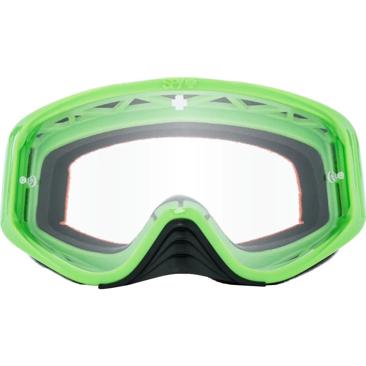 Spy Woot MX maschera moto verde Lexan antigraffio