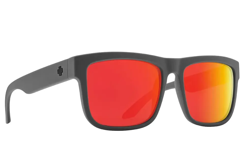 Spy Discord occhiali da sole Soft Matte Dark Gray polarizzati
