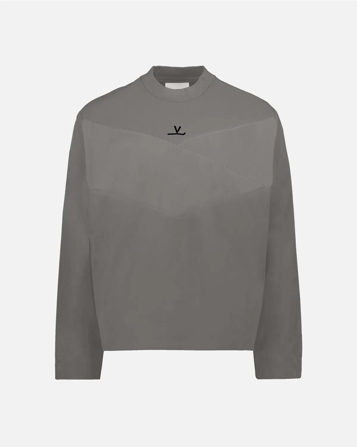 Vuarnet Technical maglia manica lunga nero grigio
