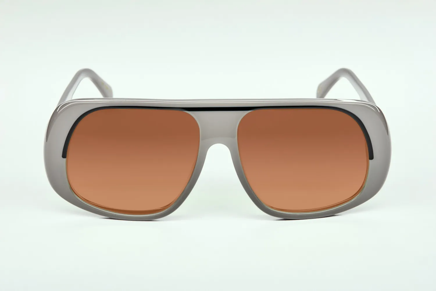 Lesca Collection V. montatura da vista grigio acetato