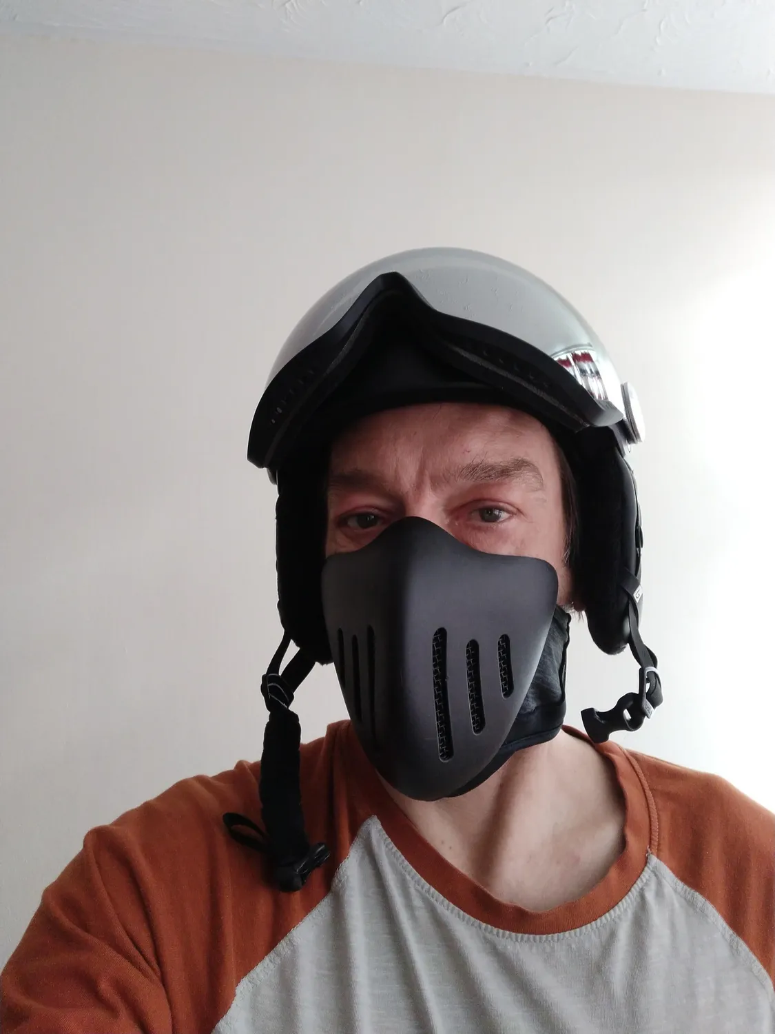 Bollé Might Visor casco sci bianco con visiera