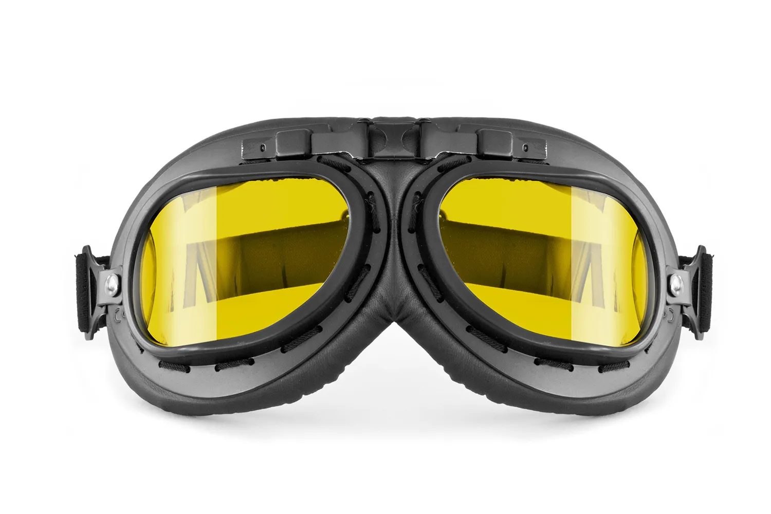 Bertoni AF195B occhiali moto lenti gialle antifog