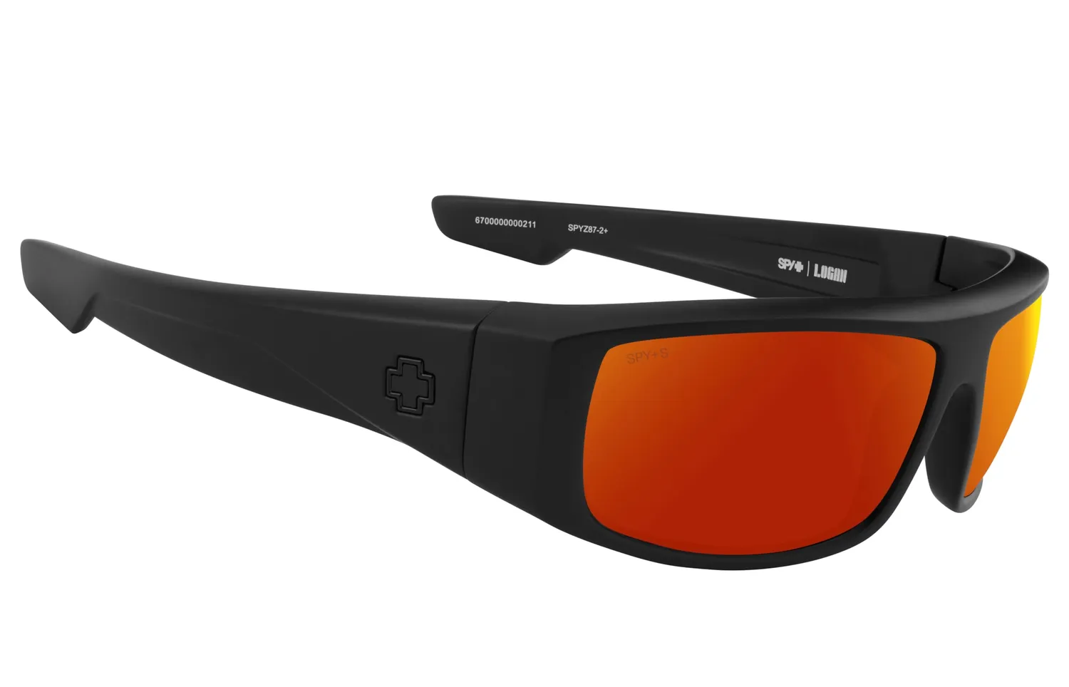 Spy Logan occhiale da sole nero opaco unisex