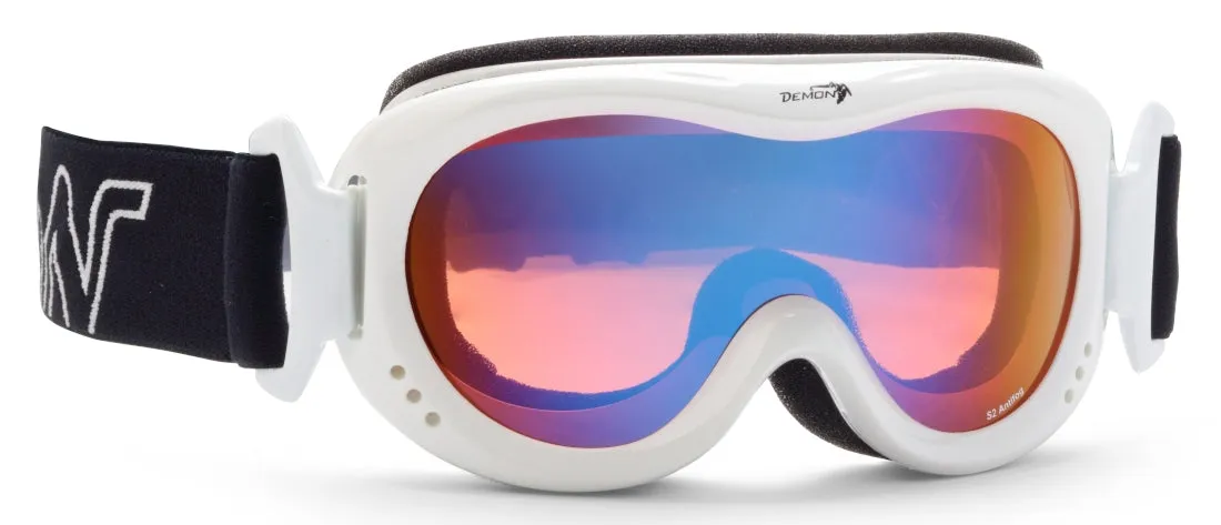 Demon Snow 6 maschera sci bimbo arancione army cat. 2