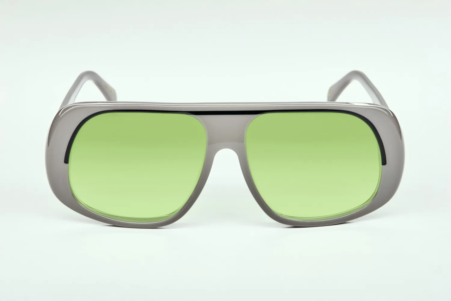 Lesca Collection V. montatura da vista grigio acetato