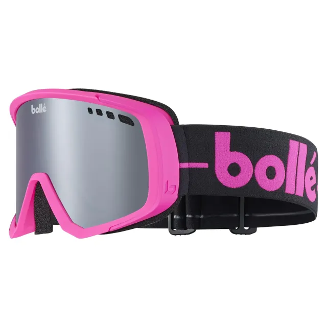 Bollé Mammoth maschera da sci Rosa Black Chrome L