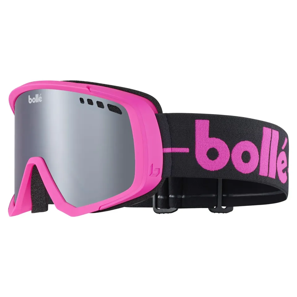 Bollé Mammoth maschera da sci Rosa Black Chrome L