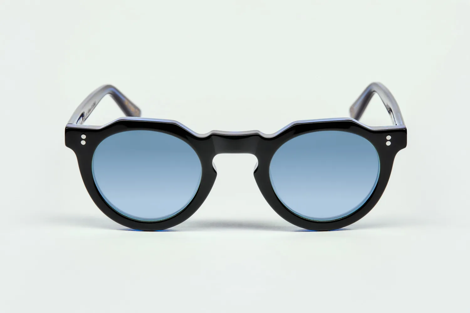 Lesca Black Edition Pica montatura Noir Bleu acetato