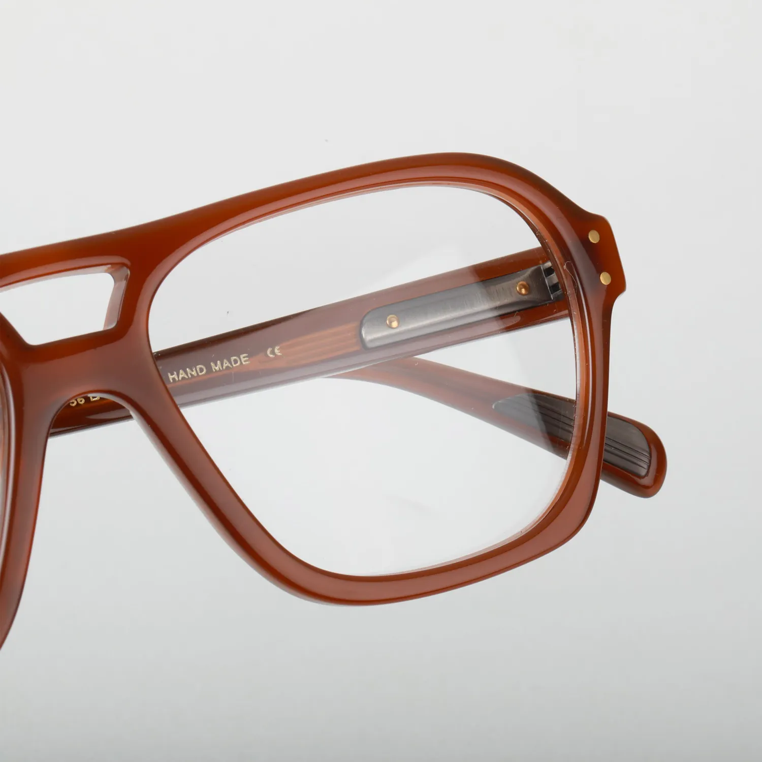 Steve McQueen Signature Bruce montatura aviatore marrone