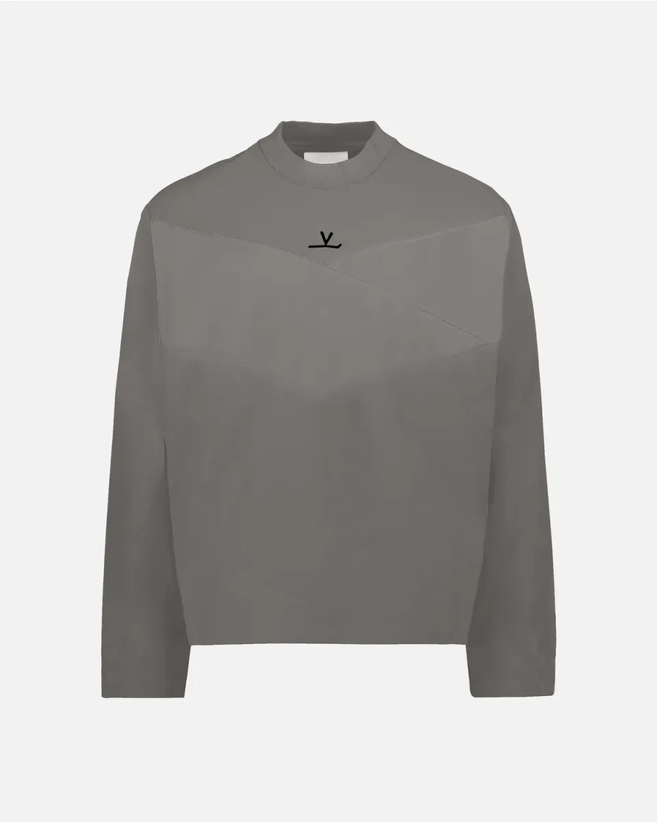 Vuarnet Technical maglia manica lunga nero grigio