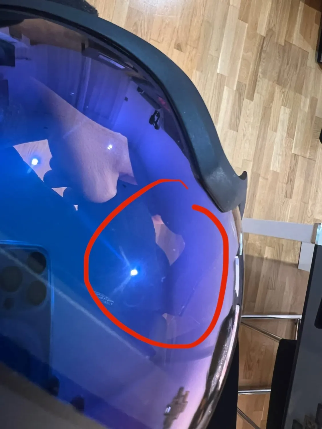 Bollé V-Ryft Pure casco sci visiera fotocromatica S