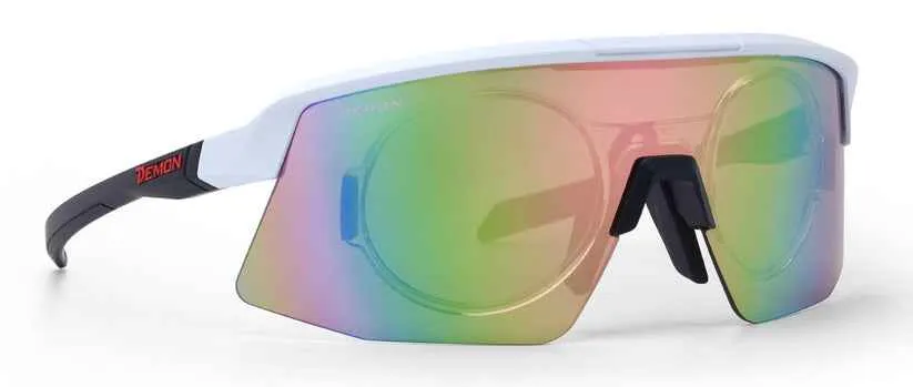 Demon Roubaix occhiali vista sport clip viola nero