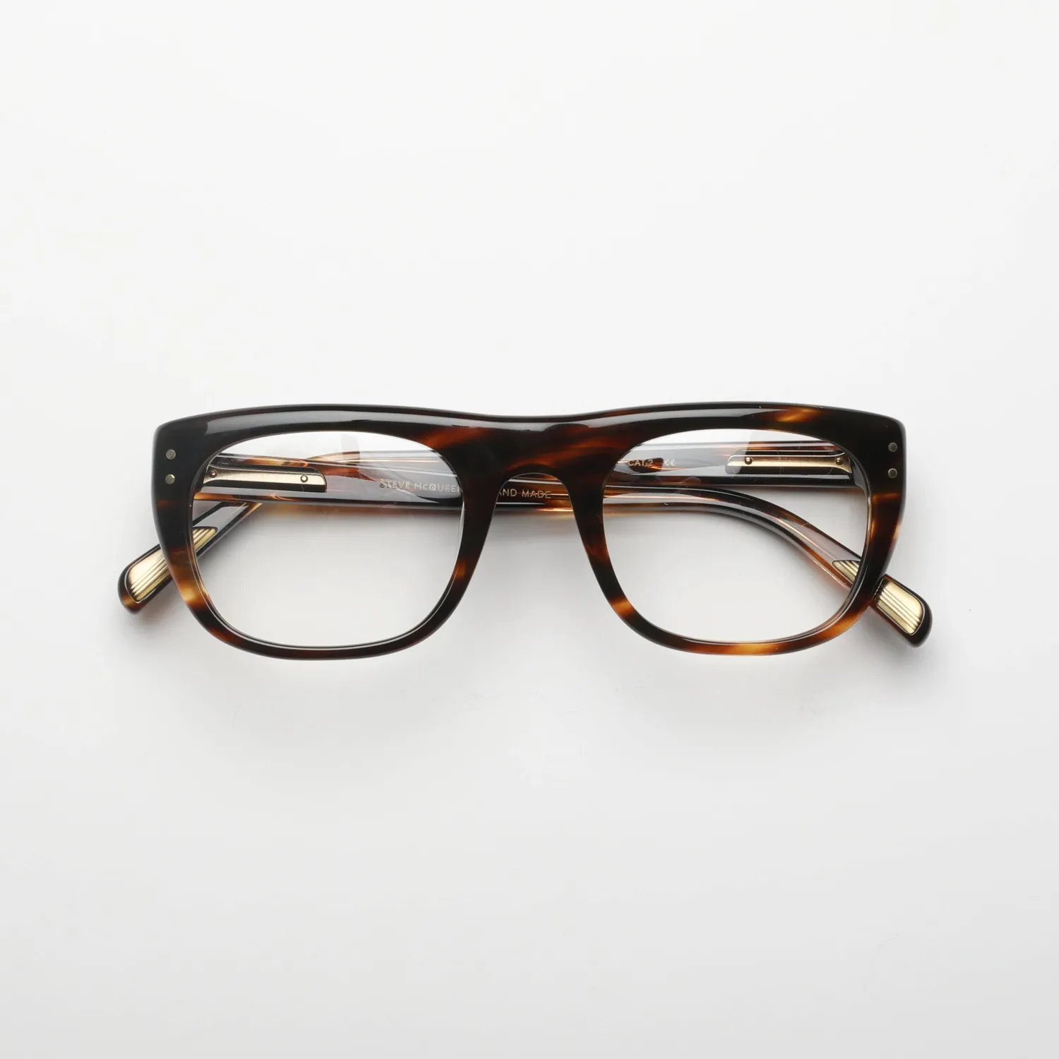 Steve McQueen Classic San Francisco montatura da vista nero tartarugato