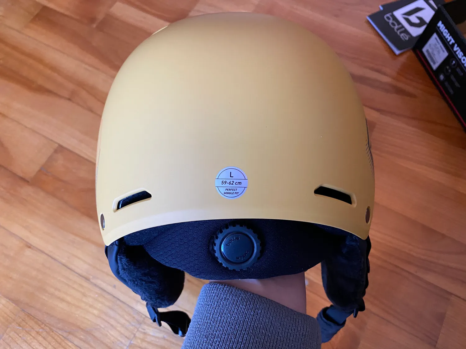 Bollé Might Visor casco sci bianco con visiera