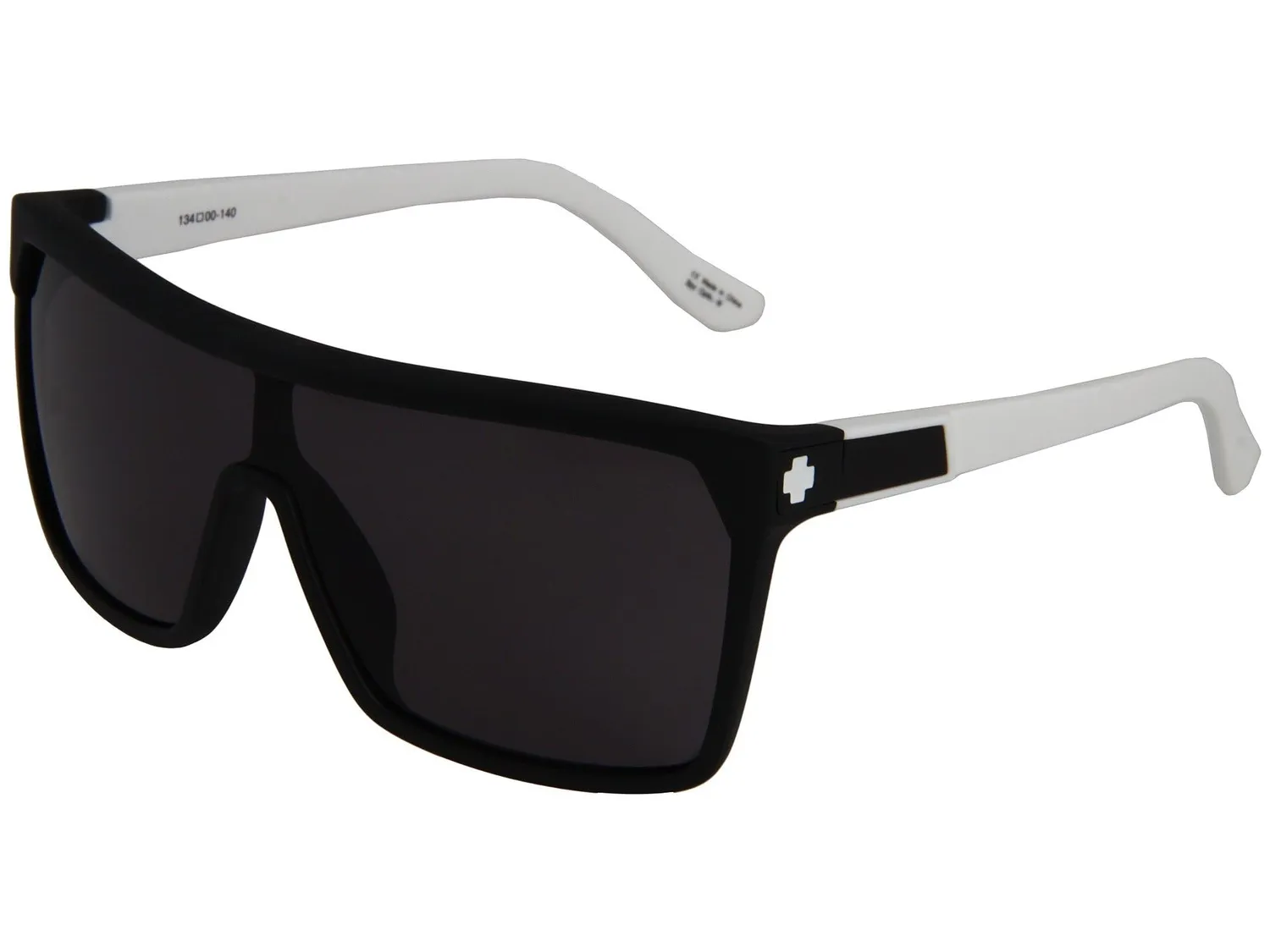Spy Flynn occhiali da sole Matte Black Red Fade scudo