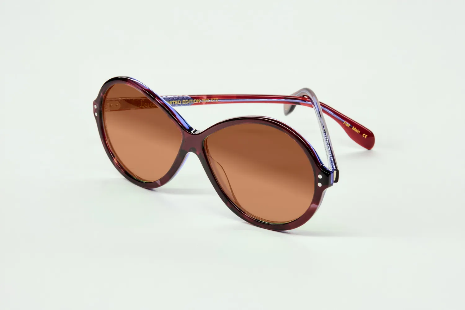 Lesca La Collection Otto montatura Indigo Profond acetato