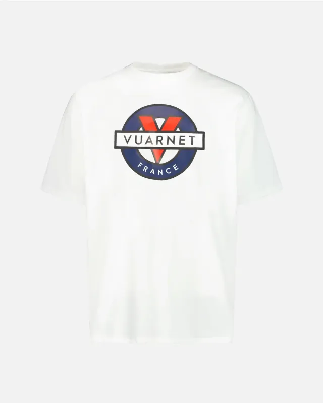 Vuarnet T-Shirt Vintage Maglietta Bianca Cotone