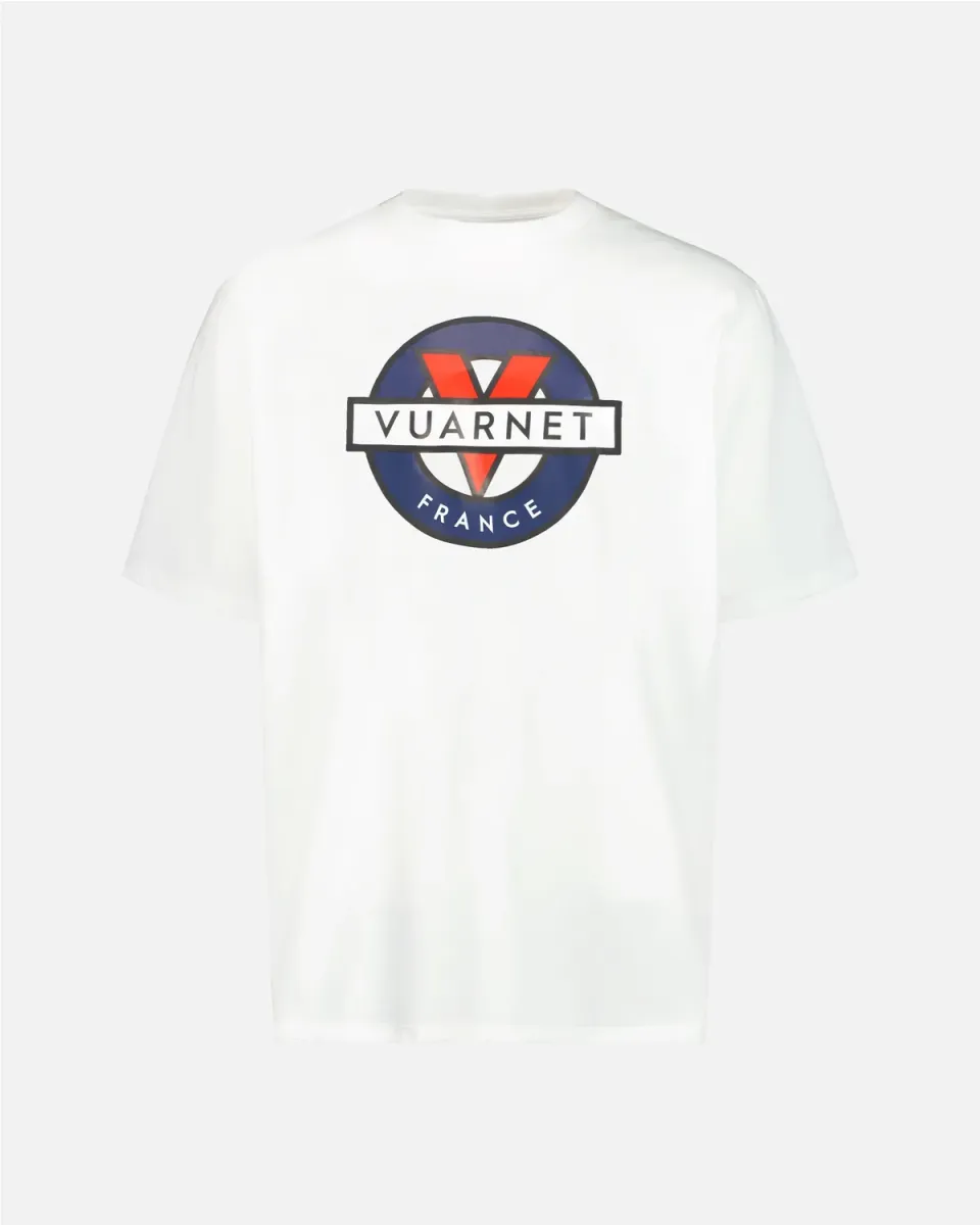Vuarnet T-Shirt Vintage Maglietta Bianca Cotone