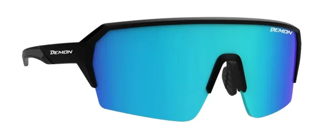 Demon Kid Vision occhiali sport bimbo nero blu cat. 3