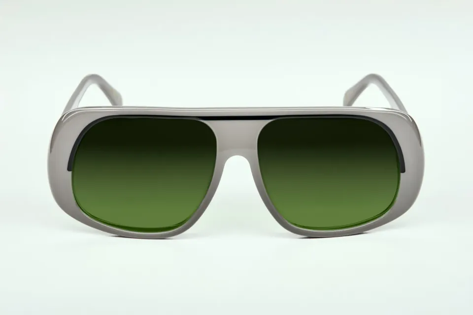 Lesca Collection V. montatura da vista grigio acetato