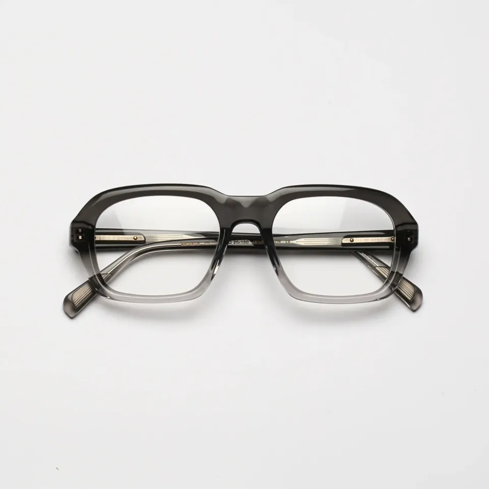 Steve McQueen Iconic Bankable montatura oversize champagne