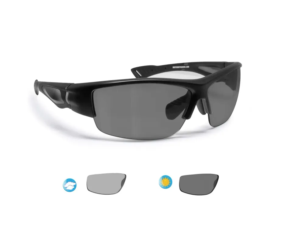 Bertoni P1001FTA occhiali ciclismo polarizzati nero