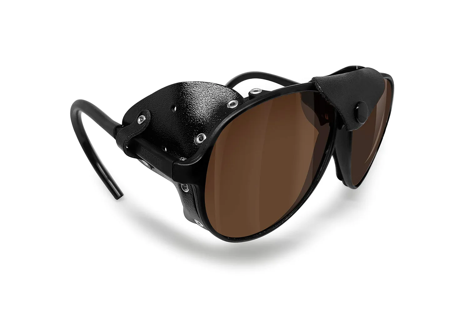 Bertoni Alps occhiali montagna nero blu polarizzato