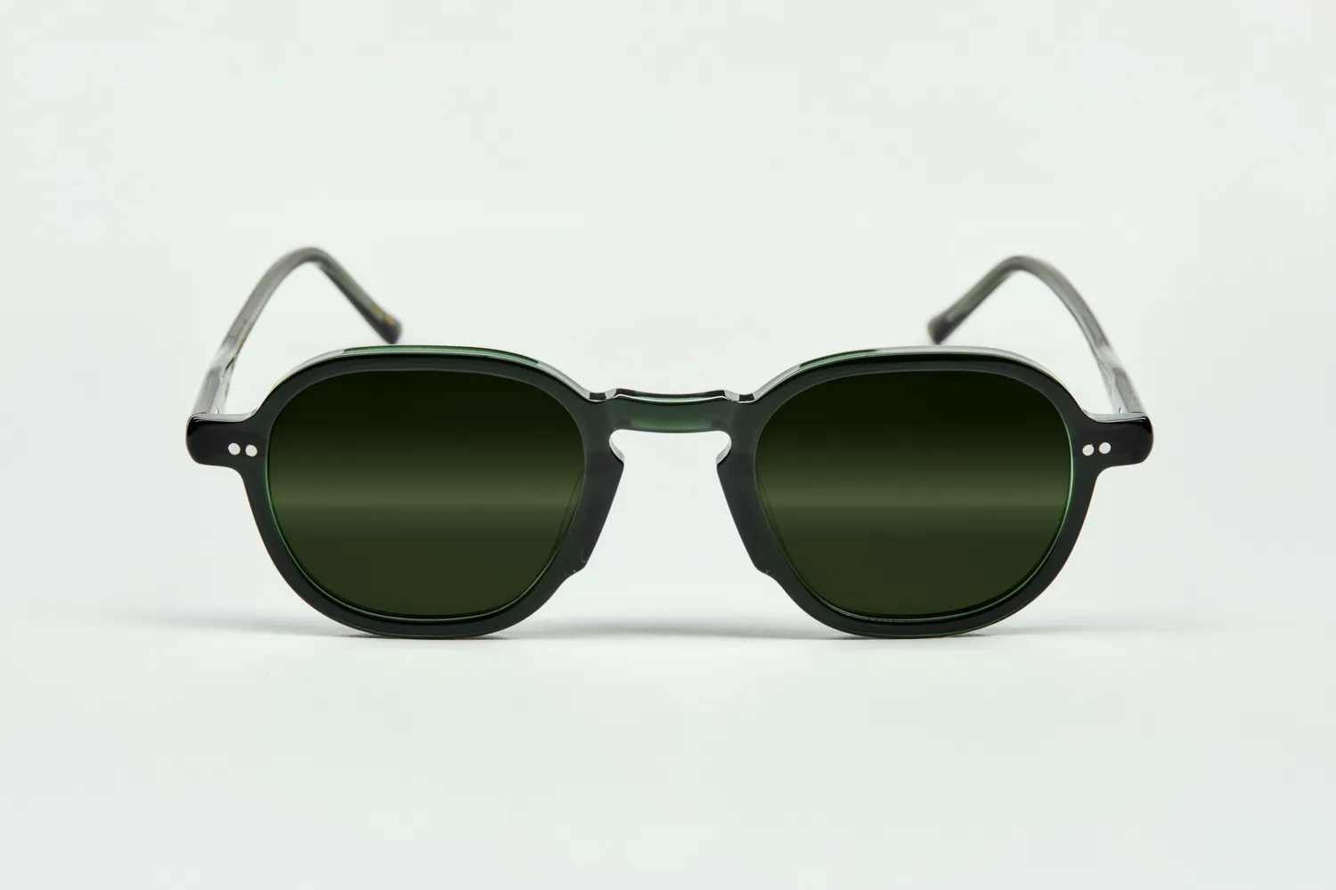 Lesca Collection Vodk montatura da vista verde acetato