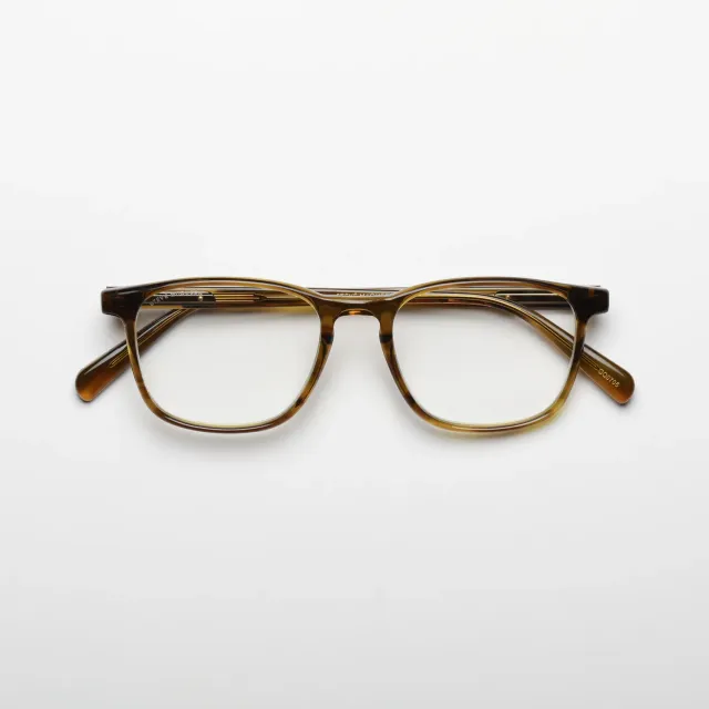 Steve McQueen Classic Texas occhiali da vista jaspe yellow khaki sottile