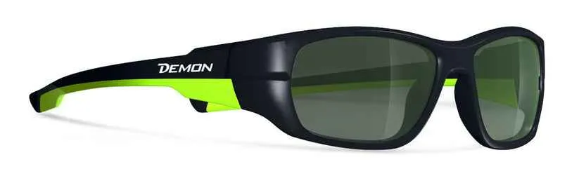 Demon Time occhiali sport bambino blu gommato polarizzati