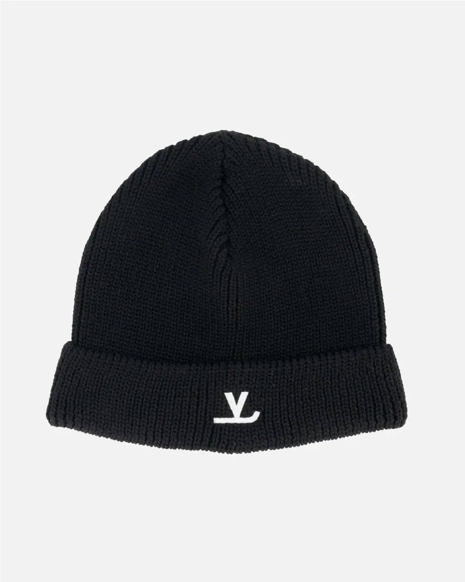 Vuarnet Berretto Cotone Nero V sur Ski Unisex