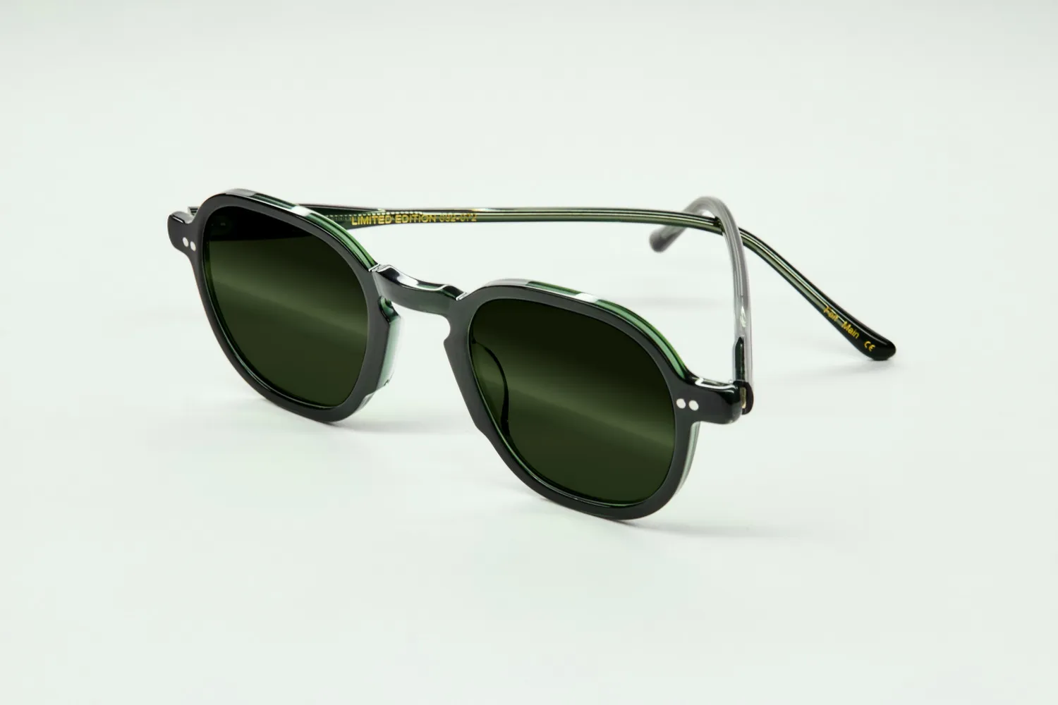Lesca Collection Vodk montatura da vista verde acetato
