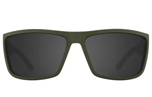 Spy Rocky occhiali da sole piatti retrofuturisti neri