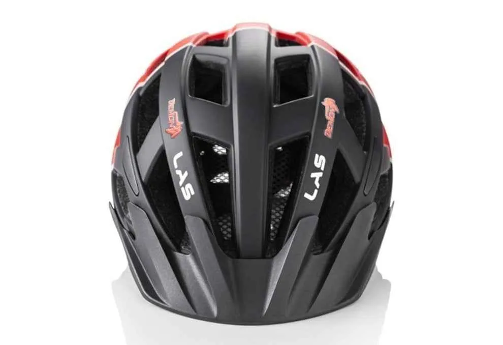Demon Enigma casco bici nero rosso taglia S/M