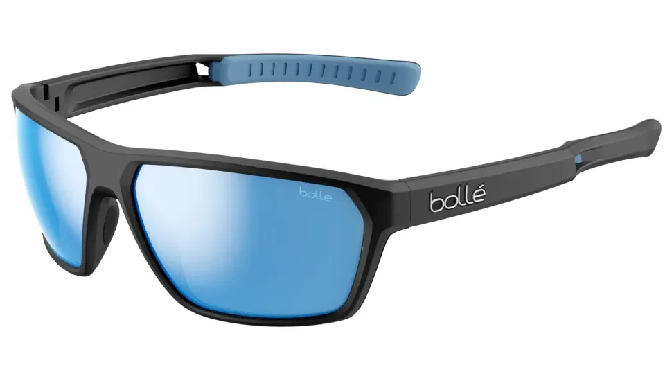 Bollé Terrus occhiali da sole nero blu cielo polarizzati S/M