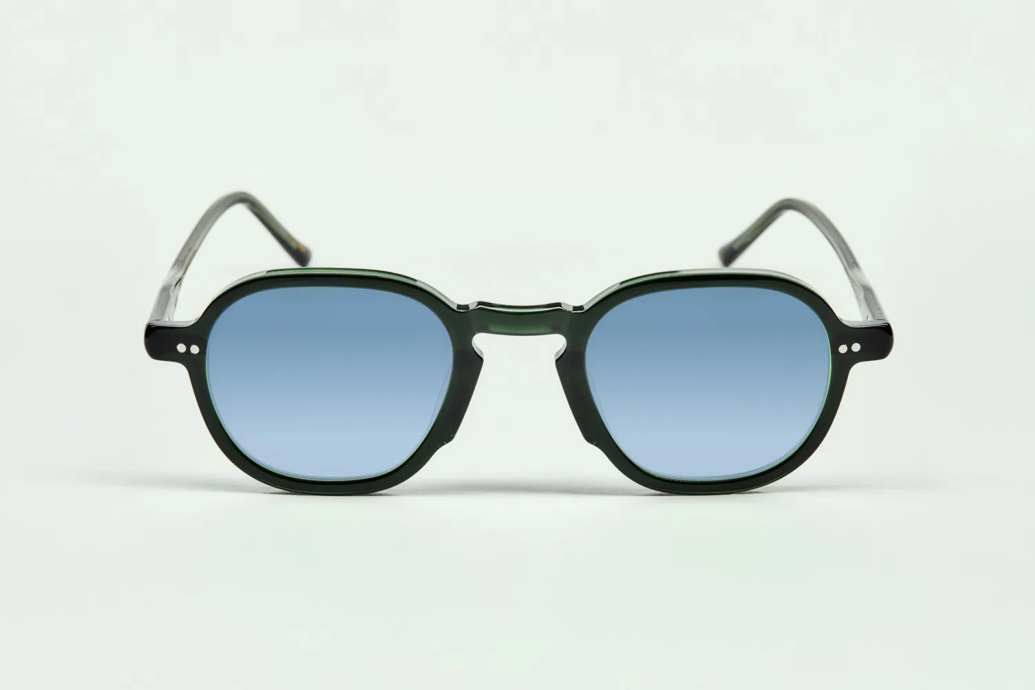 Lesca Collection Vodk montatura da vista verde acetato