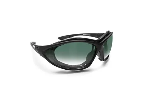 Bertoni FT333B occhiali moto antivento nero 65 mm