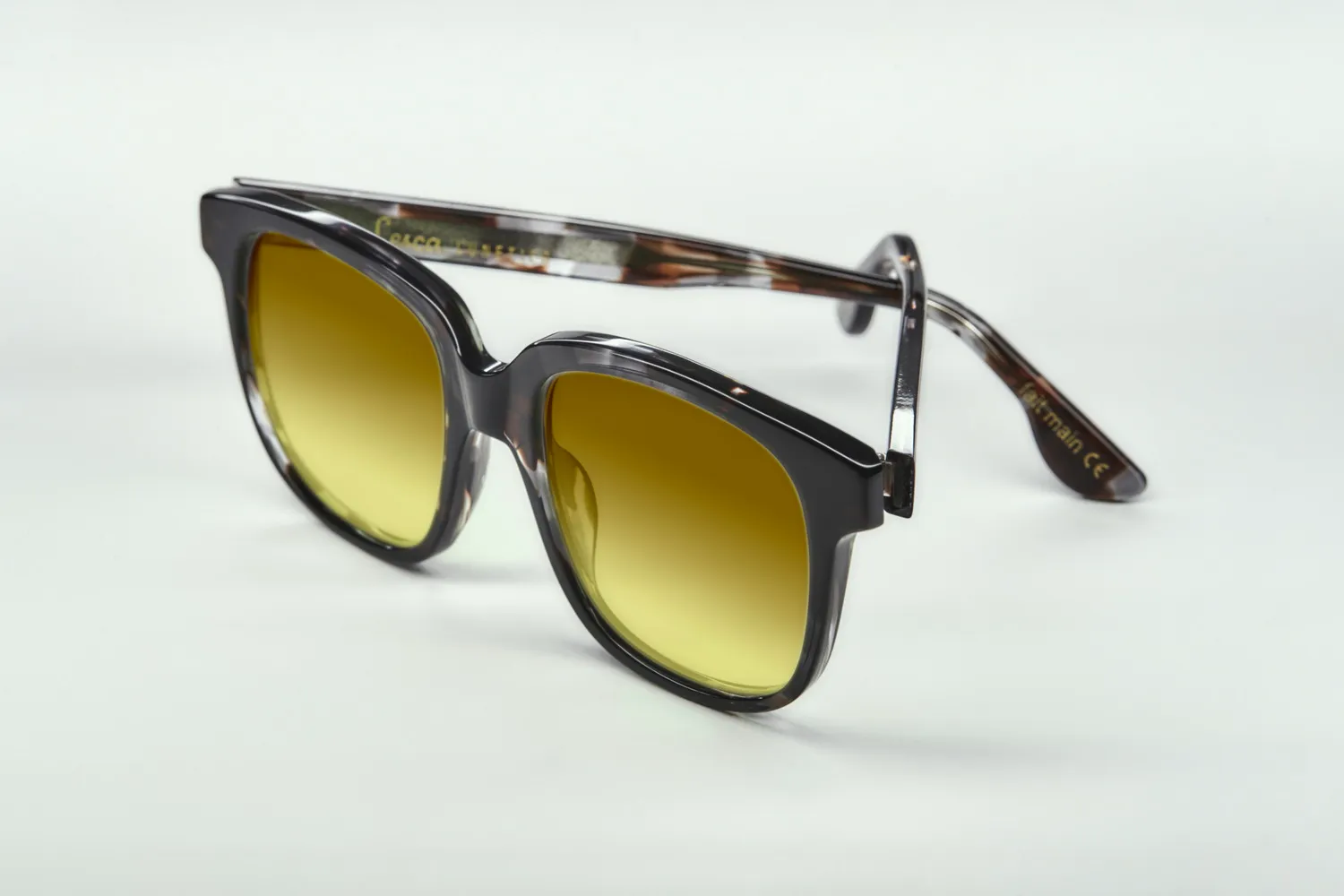 Lesca La Collection Vian montatura da vista Marbré Gris acetato