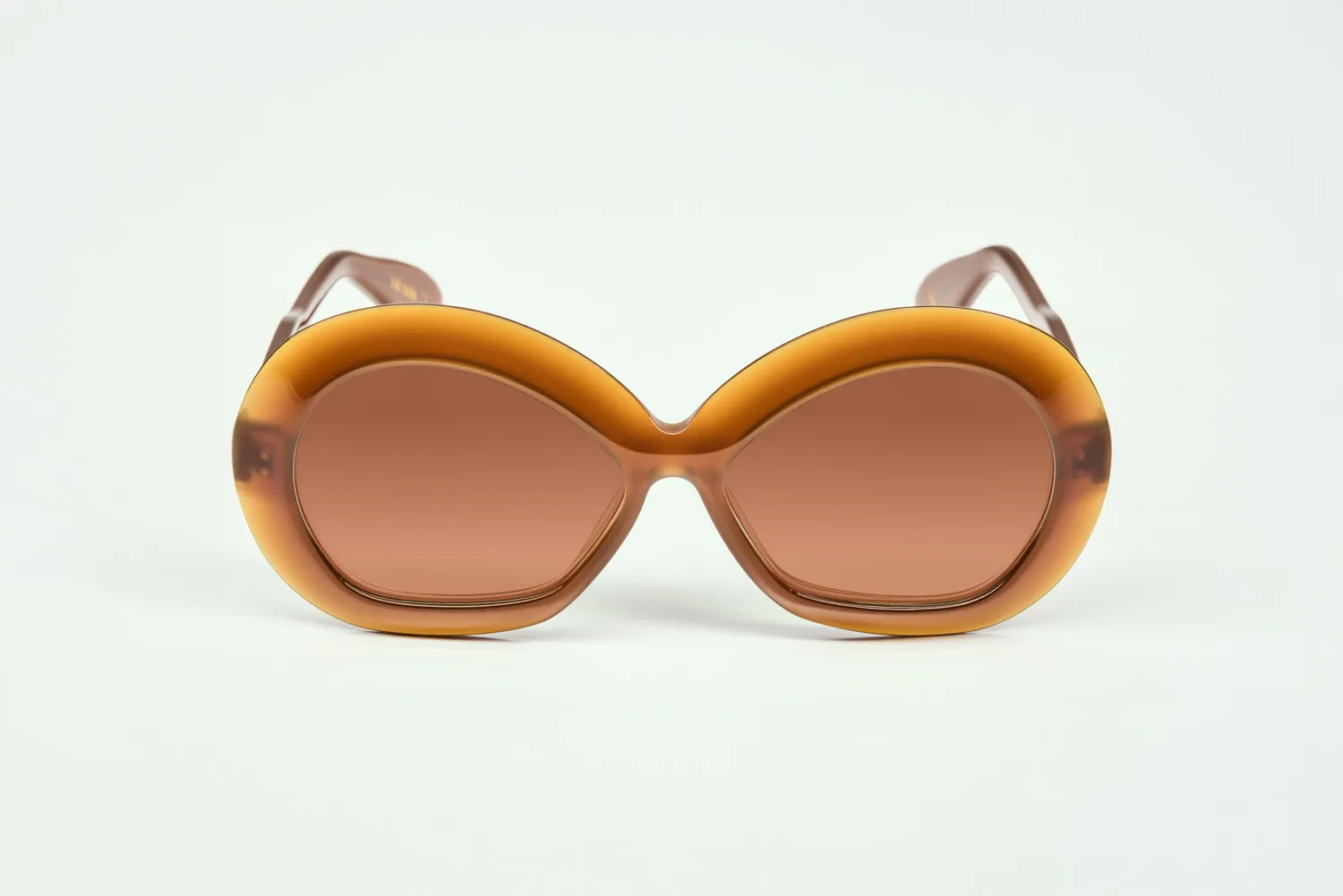 Lesca La Collection Iris montatura Miel Ambré acetato