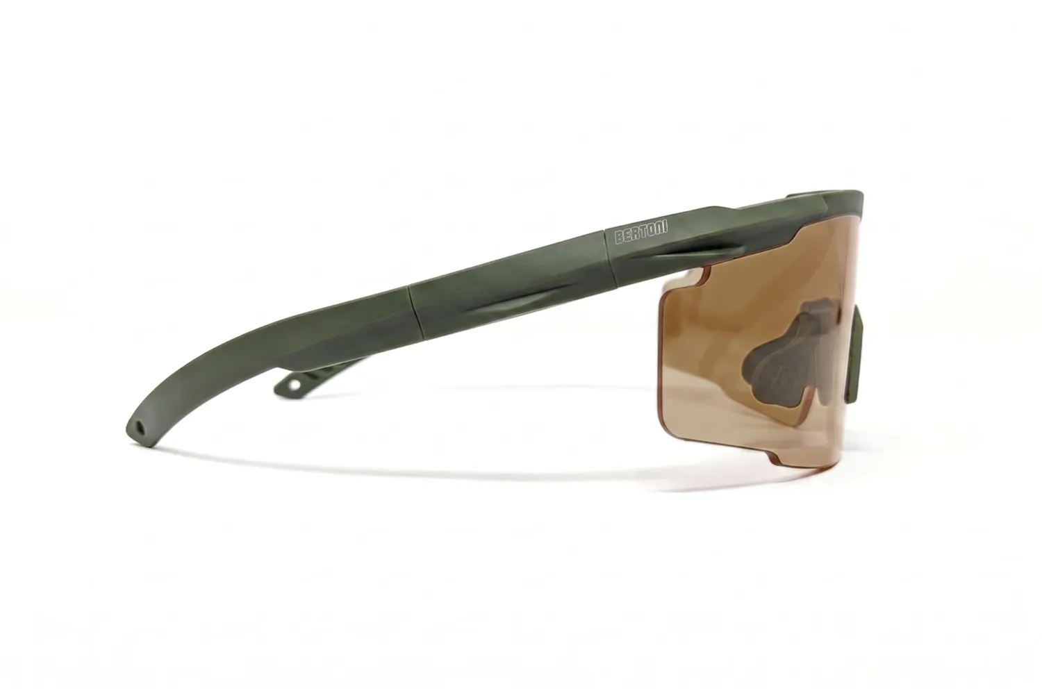 Bertoni SH890 occhiali tiro 4 lenti clip vista nero