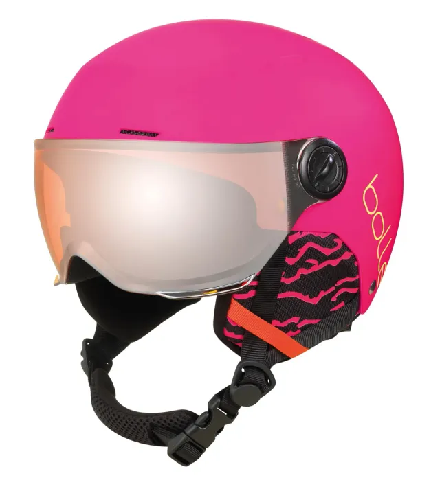 Bollé Quiz Visor casco sci bambino visiera rosa S
