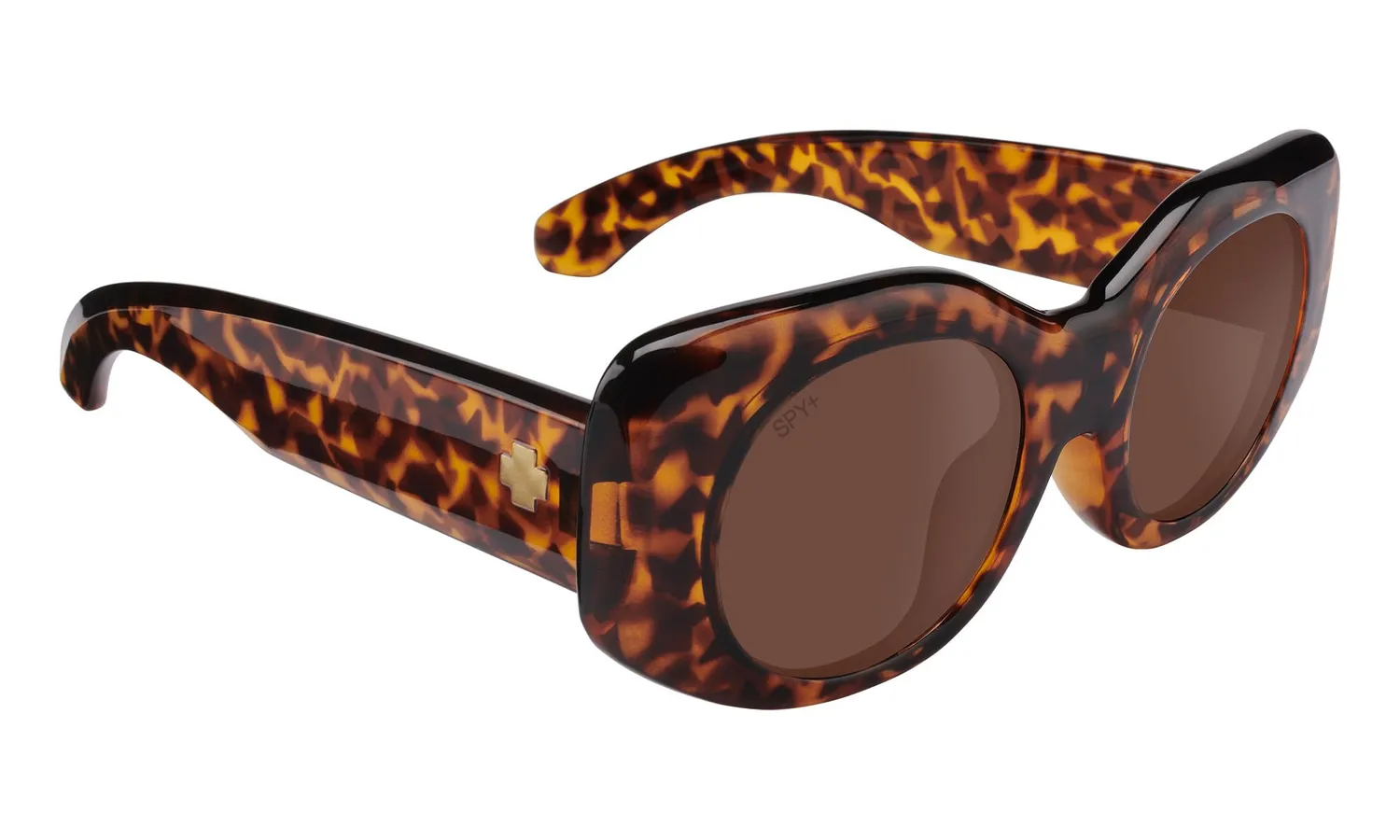 Spy Hangout Occhiale da Sole Marrone Vintage