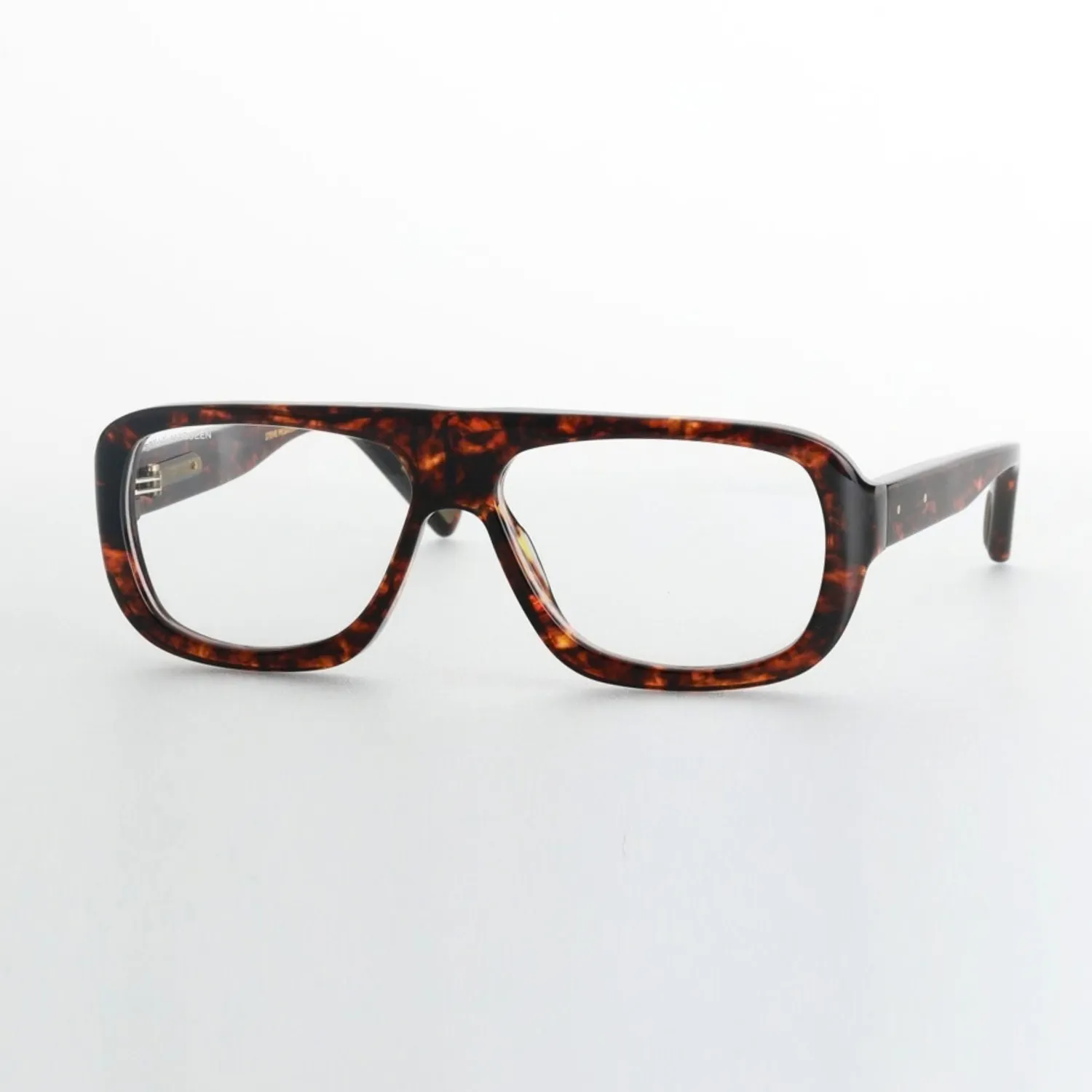 Steve McQueen Chase montatura da vista dentelle havana acetato